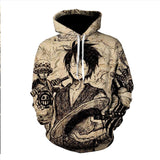 One Piece 3D Hoodies