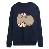 Cartoon Cat Sweatshirt