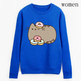 Cartoon Cat Sweatshirt