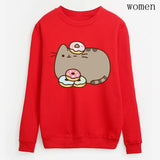Cartoon Cat Sweatshirt