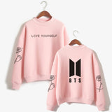Love Yourself Kpop Women Sweatshirts