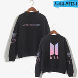 Love Yourself Kpop Women Sweatshirts