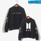 Love Yourself Kpop Women Sweatshirts
