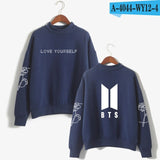Love Yourself Kpop Women Sweatshirts