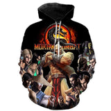 Mortal Kombat 3D Hoodies